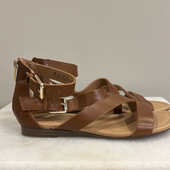 Franco Sarto Leather Sandals - Picture 4 of 5